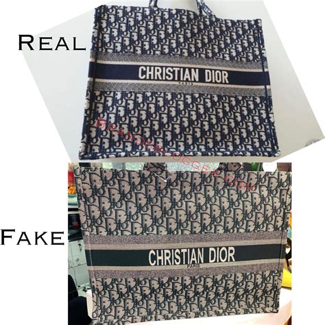 real vs fake dior tote|dior book tote detector.